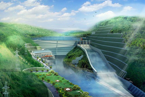 金山老挝南塔河1号水电站项目
